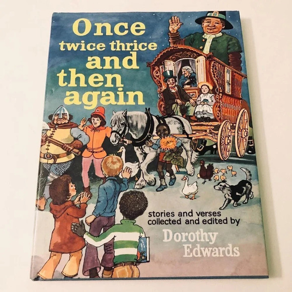 Vintage  1976 Once Twice Thrice and Then Again Dorothy Edwards Book HC DJ - Picture 1 of 16